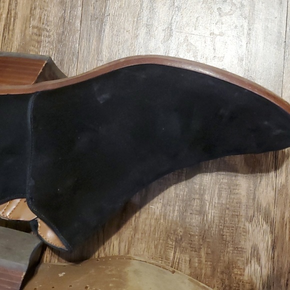 Sam Edelman Petty festival Ankle Boot in Black Suede size 9.5 - Picture 3 of 10